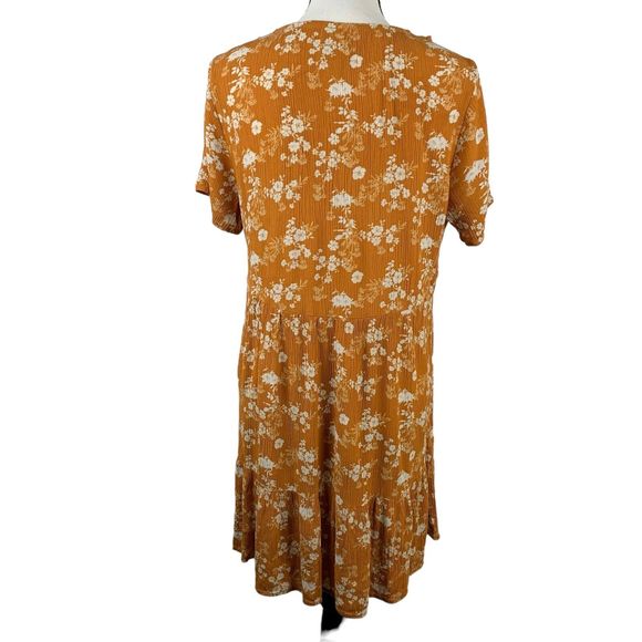 Knox Rose Floral Mini Dress in Mustard - Picture 6 of 11